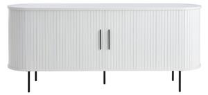 Biała komoda z drzwiami przesuwnymi 180x76x45 cm Nola – Unique Furniture