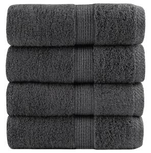 Ręczniki toaletowe premium, solund 4 szt. antracyt 30x30cm 600 g/m²
