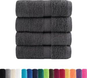 Ręczniki toaletowe premium, solund 4 szt. antracyt 30x30cm 600 g/m²