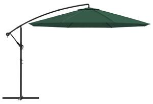Parasol na wysięgniku 3,5 m, zielony