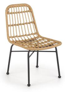Krzesło ogrodowe K401, krzesło rattanowe, meble ogrodowe, naturalne