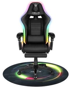 Mata pod fotel HELL'S CHAIR Rainbow Czarny (kolorowe elementy)