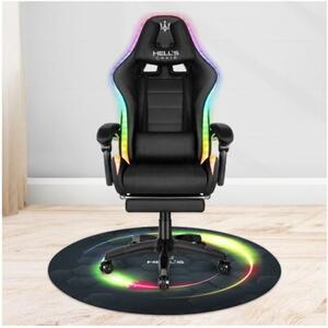 Mata pod fotel HELL'S CHAIR Rainbow Czarny (kolorowe elementy)