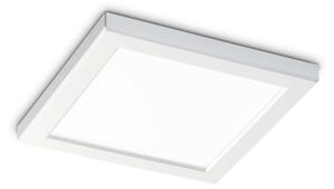 Biała lampa sufitowa Ideal Lux 290836 Aura pl square 3000k LED 20W