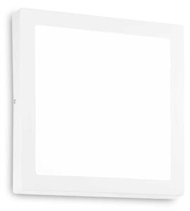 Biała kwadratowa lampa sufitowo-ścienna Ideal Lux 321707 Universal pl d30 square 4000k LED 30cm