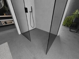 Mexen Kioto ścianka prysznicowa Walk-in 70 x 70 cm, transparent, czarna - 800-070-202-70-00-070
