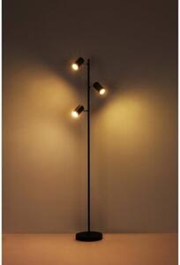 Lampa podłogowa Globo ROBBY 57910SB czarny mat metal 154 cm, 3xGU10, przewód 1,8 m z włącznikiem