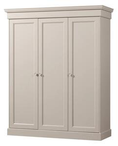 Szarobeżowa szafa z litego drewna sosnowego 171x212x63 cm Olivia – WOOOD
