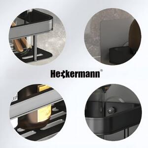 Półka łazienkowa Heckermann Czarna