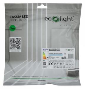 Taśma LED 300 10.8W/m 6500K 500lm/m 24V IP63 5m ściemnialna wodoodporna Ecolight