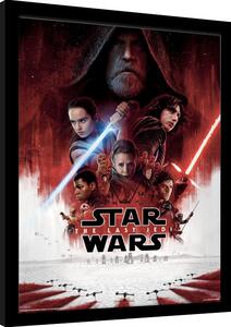 Oprawiony Obraz Star Wars The Last Jedi - One Sheet