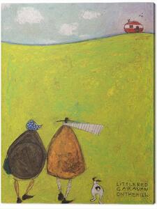 Obraz na płótnie Sam Toft - Little Red Caravan on the Hill