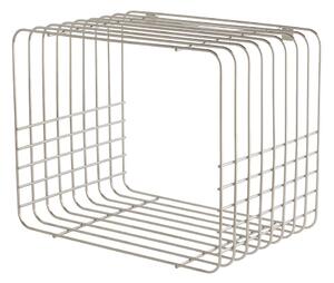 Wielopoziomowa metalowa półka w kolorze srebra z połyskiem 38 cm Store-It – Mette Ditmer Denmark