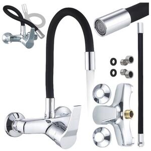 Bateria kuchenna HYDROSAN EBRO-BL-CH Czarny / Chrom