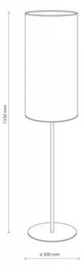 Lampa podłogowa TK Lighting FIENO SABIA 16196 beżowa, abażur len, E27, 133 cm