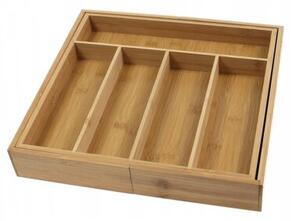 Wkład organizer do szuflady na sztućce rozsuwany 55/37x37x5cm 7 przegród KRISBERG