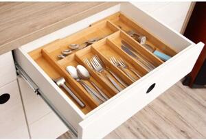 Wkład organizer do szuflady na sztućce rozsuwany 55/37x37x5cm 7 przegród KRISBERG