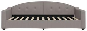 Sofa rozsuwana z szufladami, taupe, 100x200 cm, tkanina