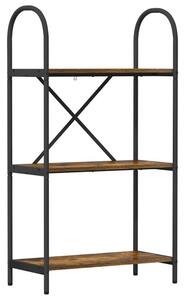 Półka na książki dąb wędzony 60 x 30 x 109 cm