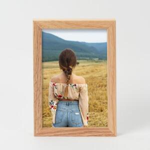 Ramka na zdjęcia 10x15 cm ramka drewniana dębowa ramka z litego drewna dębowego FRAMAI®