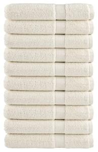 Ręczniki premium solund 10 szt., kremowe, 100x200 cm, 600 g/cm²