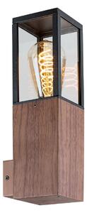 Rabalux 7195 zewnętrzna lampa ścienna z drewnianymi elementami Wales