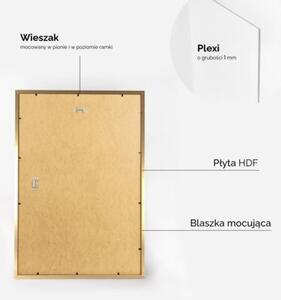 Złota ramka na zdjęcia w rozmiarze 40x60 cm FRAMAI®