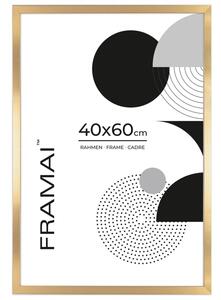 Złota ramka na zdjęcia w rozmiarze 40x60 cm FRAMAI®