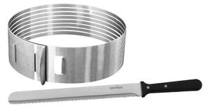 Zestaw noża i obręczy do krojenia tortów Zenker, ø 24-26 cm