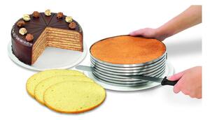 Zestaw noża i obręczy do krojenia tortów Zenker, ø 24-26 cm