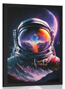 Plakat portret astronauty