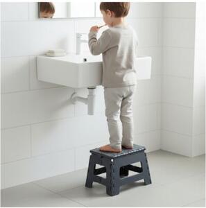 Stołek składany HOME & STYLING KIDS COLLECTION 667074 Szary