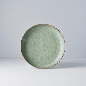 Zielony ceramiczny talerzyk deserowy MIJ Fade, ø 20 cm