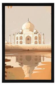 Plakat indyjski Taj Mahal