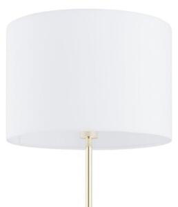 Lampa podłogowa TK Lighting Umberto 16033 biało-złota, E27, nowoczesna do salonu i sypialni 155 cm