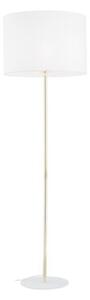 Lampa podłogowa TK Lighting Umberto 16033 biało-złota, E27, nowoczesna do salonu i sypialni 155 cm