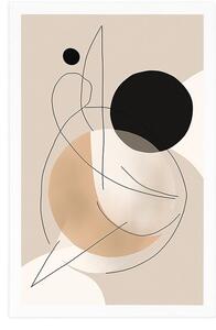 Plakat abstrakcyjne kształty nr 8