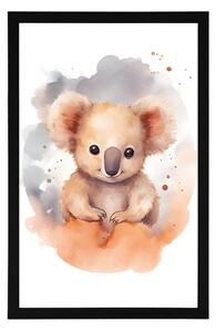 Plakat rozmarzony koala