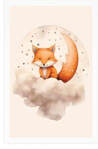 Plakat marzycielski lis