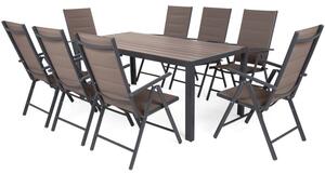 Zestaw mebli ogrodowych HOME & GARDEN Ibiza 942015 Szaro-brązowy