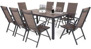 Zestaw mebli ogrodowych HOME & GARDEN Ibiza 942015 Szaro-brązowy
