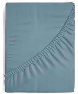 Prześcieradło EUROFIRANY Jersey D91 160 x 200 cm Niebieski