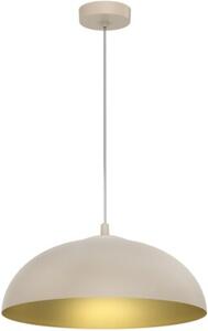 Lampa wisząca Light Home LH Misa 1xE27 klosz 37cm kaszmirowy/złoty