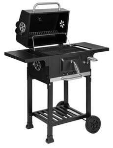 Grill ogrodowy węglowy GOCKOWIAK Ferro Zamykany, żeliwny ruszt, termometr, kółka