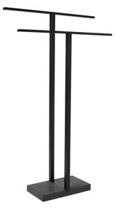 Blomus Menoto wieszak na ręczniki stojący Black B69150