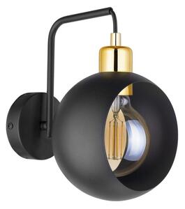 Kinkiet czarny CYKLOP 1xE27x15W wym:26x17x24cm IP20 TK-Lighting