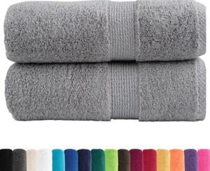 Ręczniki toaletowe premium, solund 2 szt. szare 30x30cm 600 g/m²