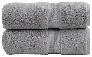 Ręczniki toaletowe premium, solund 2 szt. szare 30x30cm 600 g/m²