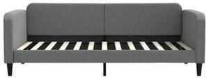 Sofa rozsuwana, ciemnoszara, 90x200 cm, tkanina