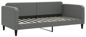 Sofa rozsuwana, ciemnoszara, 90x200 cm, tkanina